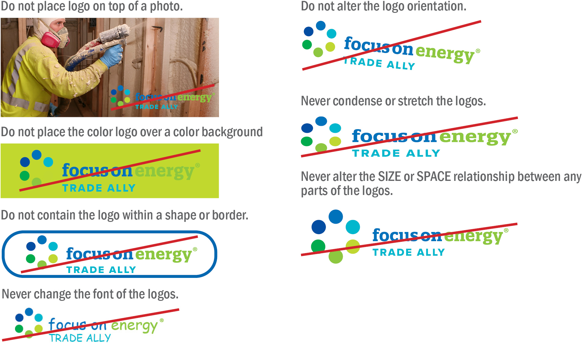 Incorrect TA Logo Use