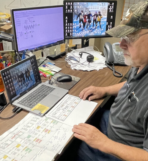 Dave at Desk