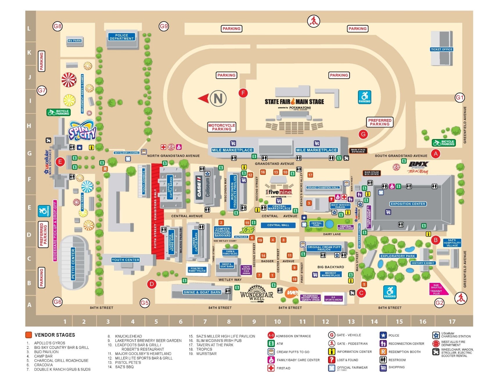 2022 State Fair Map