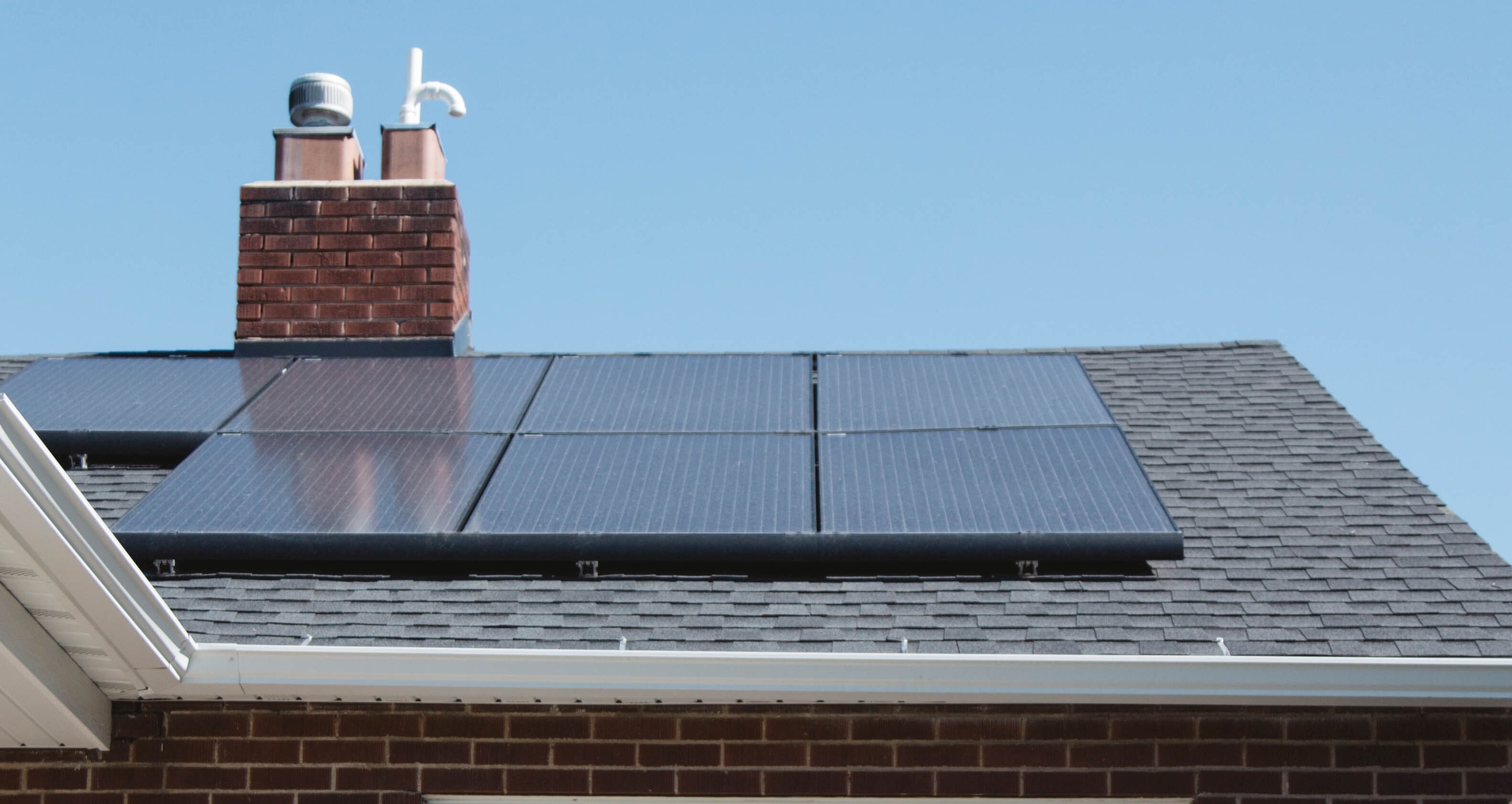 Solar Panels on a Roof