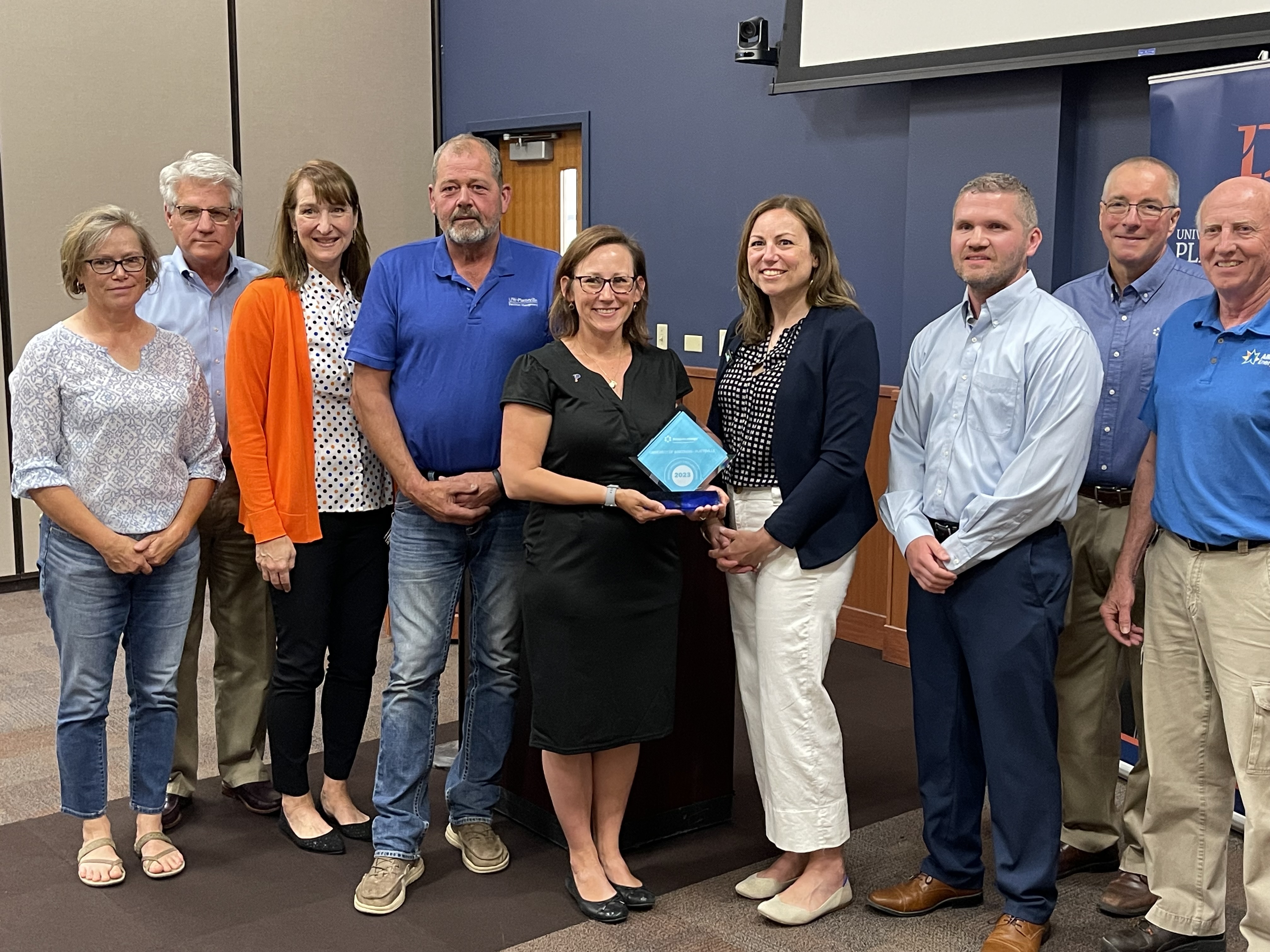 UW Platteville Operations Team - 2023 Energy Efficiency Excellence Award