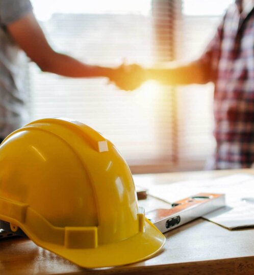 contractor handshake