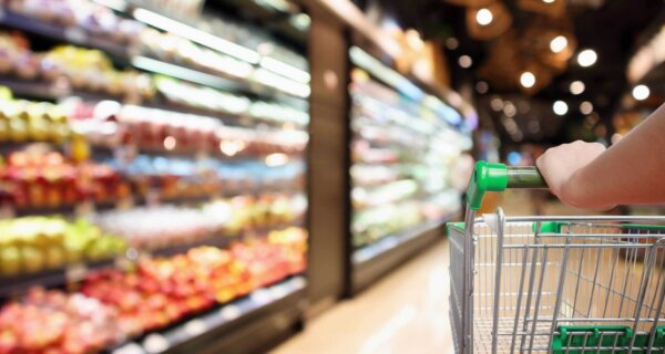 retail grovery cart