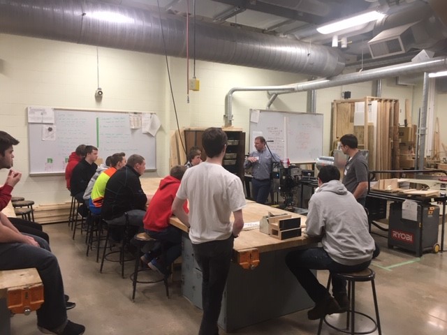 Wausau East High School students learn about careers in HVAC field